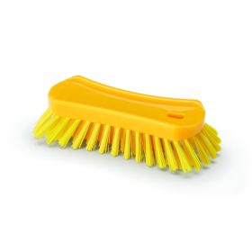   Igeax kézi ergonomikus súroló kefe sárga merev sörtéjű