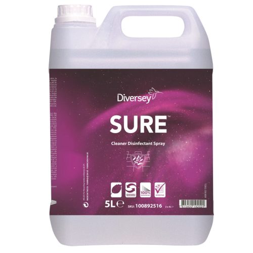 Sure Cleaner Disinfectant spray növényi alapú fertőtlenítő hatású tisztító 5L (2db/#) - KÉSZLET