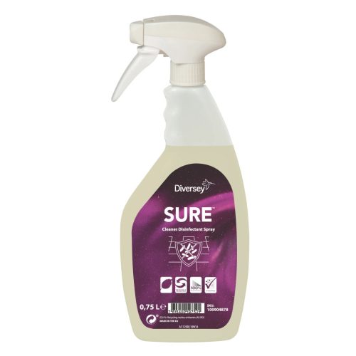 Sure Cleaner Disinfectant spray növényi alapú fertőtlenítő hatású tisztító 750ml (6db/#) - 1009