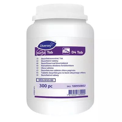 Suma Tab D4 klórtabletta általános fertőtlenítésre 300 db/doboz (4doboz/#) - 100950802
