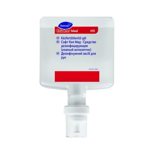 Soft Care Med H5 alkoholtartalmú kézfertőtlenítő gél 1,3L (4db/karton)