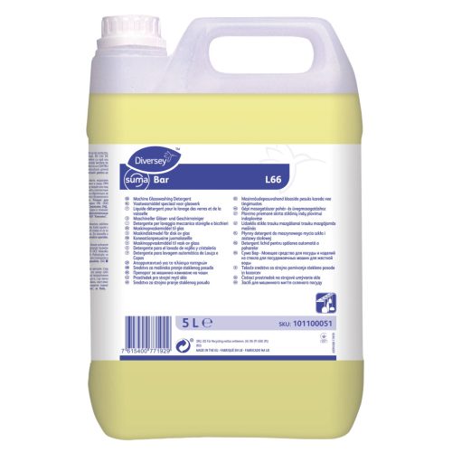 Suma Bar L66 gépi mosogatószer 5L (2db/karton)
