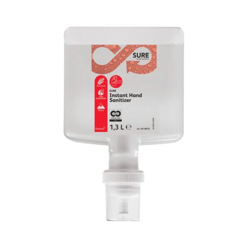 SURE Instant Hand Sanitizer 1.3L - Alkoholmentes kézfertőtlenítő friss illattal