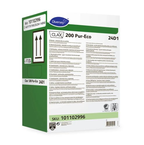 Clax 200 Pur-Eco 24D1 10L - Mosási hatékonyságnövelő erősen szennyezett textíliákhoz, eco minősítésű