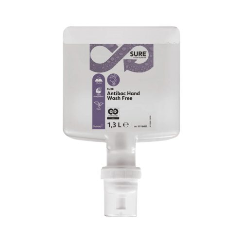 SURE Antibac Hand Wash Free 1.3L - Antibakteriális folyékony kézmosószer