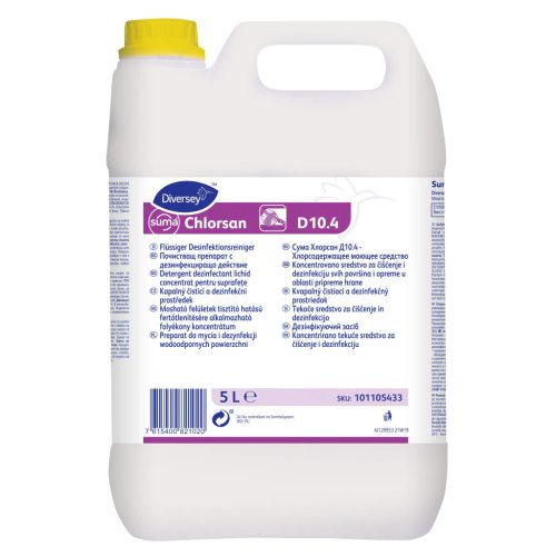 Suma Chlorsan D10.4 klóros fertőtlenítő hatású tisztítószer 5L (2db/karton)