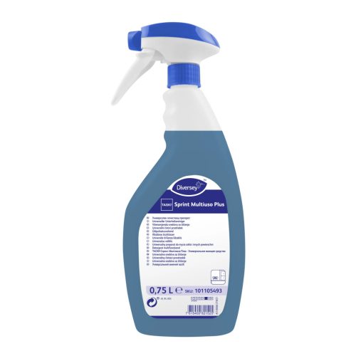 TASKI Sprint Multiuso Plus általános tisztítószer és üvegtisztító, hígítás nélkül alkalmazható, gyorsan és foltmentesen szárad 750ml (6db/karton)