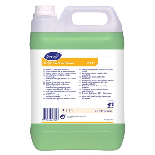 Suma Bio-Floor Cleaner D3.11 5L - Hasznos baktériumokkal dúsított folyékony padlótisztító