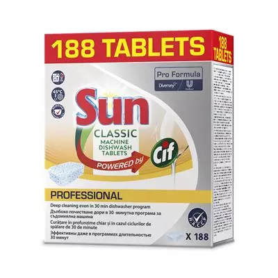 Sun Classic M.DW Tabs gépi mosogatótabletta 188db/doboz (4doboz/karton)