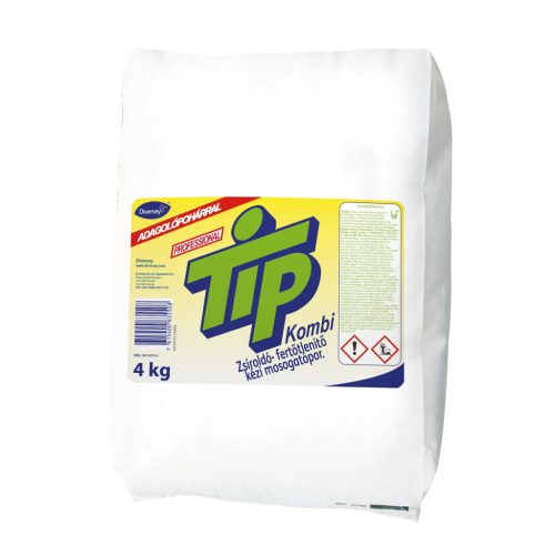 Tip Kombi Professionel fertőtlenítő kézi mosogatópor utántöltő 4kg (4db/karton)