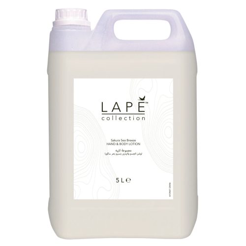 LAPĒ Collection Sakura illatosított, hidratáló kéz- és testápoló krém 5L - Sea Breeze