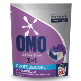   Omo Pro Formula active clean 3in1 mosókapszula 80db/csg (4csg/karton)