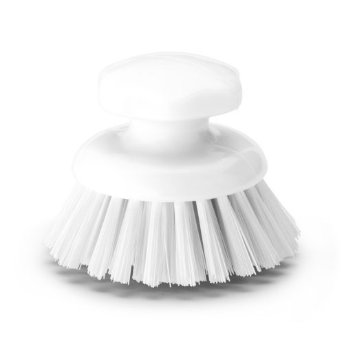 Igeax kézi ergonomikus súroló kefe kör alakú fehér, közepes