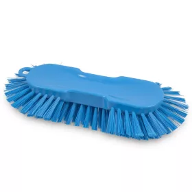   Igeax kézi nagy méretű ergonomikus súroló kefe, lekerekített végekkel, kék