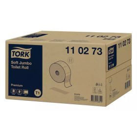 Tork toalettpapír T1 Jumbo Premium soft, 2r., fehér, 360m/tek, 6tek/# - 110273