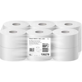 Tork toalettpapír T2 mini Jumbo Advanced - 2r., fehér, 170m/tek, 12tek/# - 120278