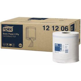Tork kéztörlő M2 tekercses Universal -  fehér, 2r., 160m/tek, 6tek/# - 121206