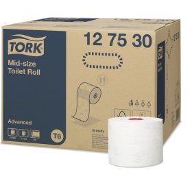 Tork toalettpapír T6 kompakt Advanced T6, 2r., extra fehér, 100m/tek, 27tek/# - 127530
