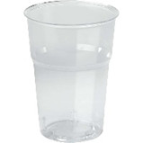 DUNI Pohár műanyag, átlátszó 390ml, 50db/csg, 20csg/karton