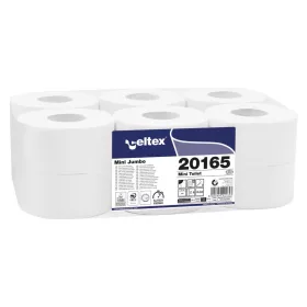   Celtex toalettpapír mini Jumbo 19cm-es, 2r., cellulóz, 160m/tek, (vízben gyorsan oldódó: 9 sec), 12tek/karton
