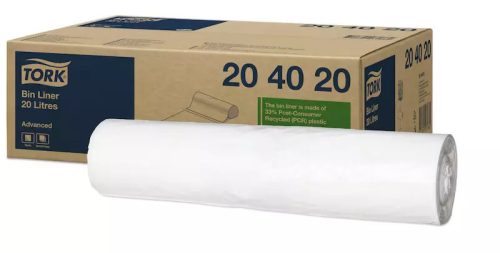 Tork hulladékgyűjtő zsák, 20 literes B2 - 100 db/csg, 10csg/# - 204020