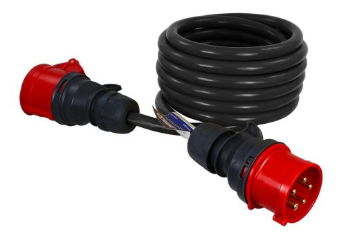 Commel hosszabbító kábel, ipari, CEE aljzat, 16 A 400 V 5G2,5 ~ 10500 W IP44, 20m