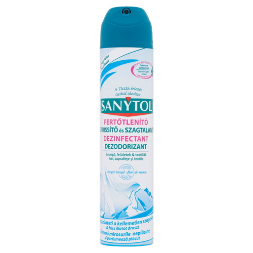 Sanytol fertőtlenítő légfrissítő és szagtalanító 300ml (12db/karton) hegyi levegő