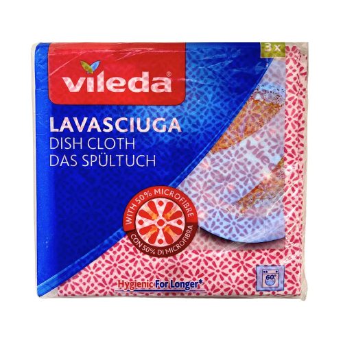 Vileda mosogatókendő 50% mikroszállal 3db/csg