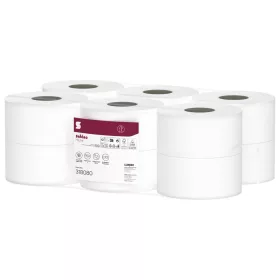   Satino Wepa Prestige 2 rétegű, cellulóz, laponkénti pontadagolású toalettpapír 11cm, 180m, 12 tekercs/zsugor