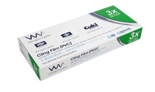 Wrapmaster folpack (PVC) utántöltő 30cm x 100m  (3db/karton)