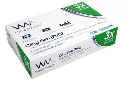 Wrapmaster folpack (PVC) utántöltő 30cm x 300m  (3db/karton)