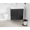 Curver fémhatású pedálos szemetes 5L