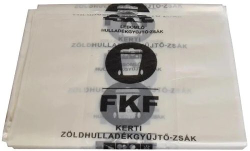 Zöldhulladék gyűjtő zsák, lebomló 120L (10db/tek)