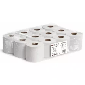   Alpha NORD Smart Mini 2 rétegű cellulóz belső/pont laponkénti adagolású toalettpapír 90m/tek, 12tek/karton