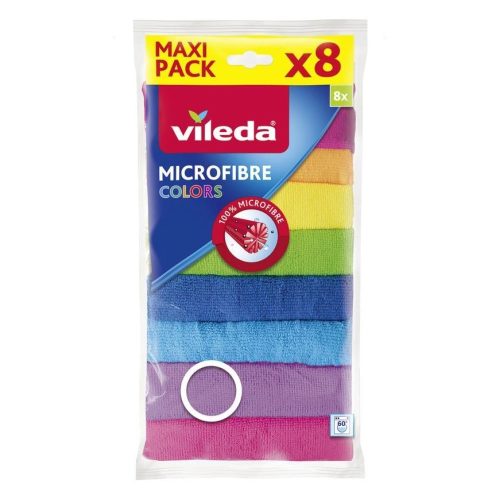 Vileda Color mikroszálas törlőkendő több szín, 8db/csg