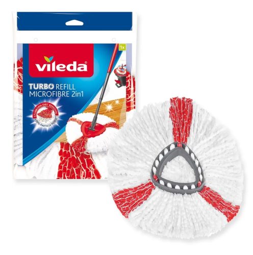 Vileda Turbo 2in1 microfibre utántöltő felmosófej (6db/karton)