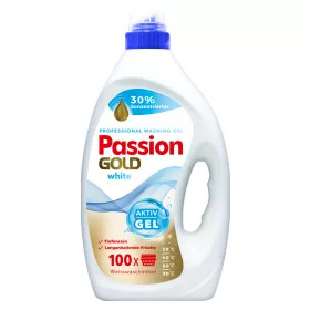 Passion Gold mosógél 4L/100 mosás (3db/karton) fehér ruhákhoz