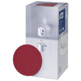 Tork poháralátét burgundi, 8r., 9cm, 250db/csg, 12csg/# - 474469