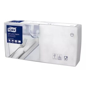Tork szalvéta Lunch Advanced 33/3 FEHÉR, 1/4 hajtás, 150 lap/csg, 10csg/# - 477414