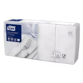 Tork szalvéta Lunch Advanced 33/3 FEHÉR, 1/8 hajtás, 150 lap/csg, 10csg/# - 477416