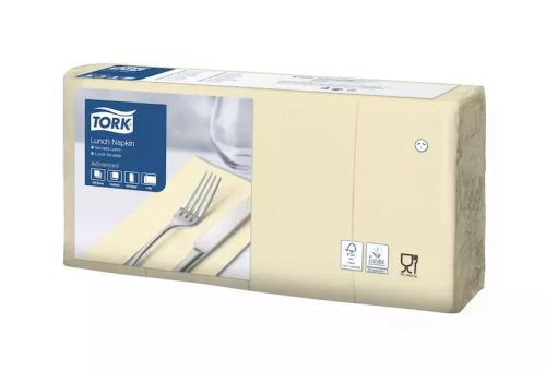 Tork szalvéta Lunch Advanced 33/2 PEZSGŐ 1/8, 200db/csg, 10csg/# - 477427