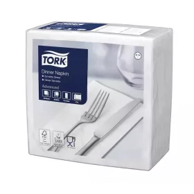 Tork szalvéta Dinner Advanced 39X39, FEHÉR, 1/8hajt., 150 lap/csg, 12csg/# - 477554