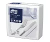 Tork szalvéta Soft Dinner 3r., 39X39, FEHÉR, 100db/csg, 12csg/karton