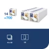 Tork LinStyle® Dinner szalvéta, FEHÉR, 39X39cm, 1/8 hajt., iparilag komposztálható 50lap/csg (14csg/karton)