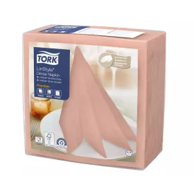Tork szalvéta Linstyle, premium textilhatású, KORALL, 39/1, 50db/csg, 12csg/# - 478881