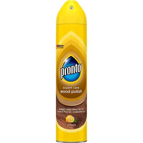 Pronto aerosol Wood Polish bútotisztítószer 250ml (12db/karton) LEMON