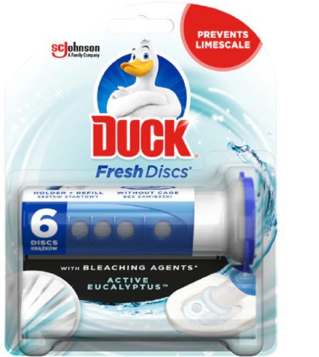 Duck wc öblítő korong 36ml (6db-os) eucalyptus - 5000204966916