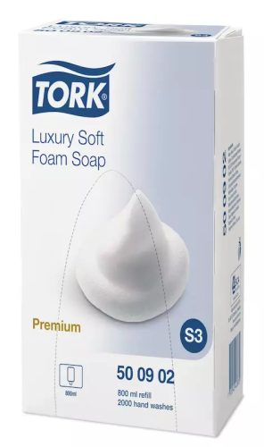 Tork habszappan S3 Premium, 800ml/db, 4db/# - 500902