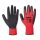 Kesztyű mártott latex, Flex Grip Latex Glove, piros/fekete "S" - 5036108279661