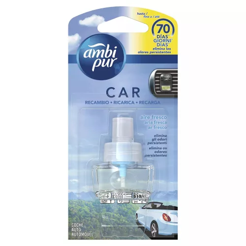 Ambi Pur Car utántöltő 7ml (9db/karton) fresh escapes sky/fresh air